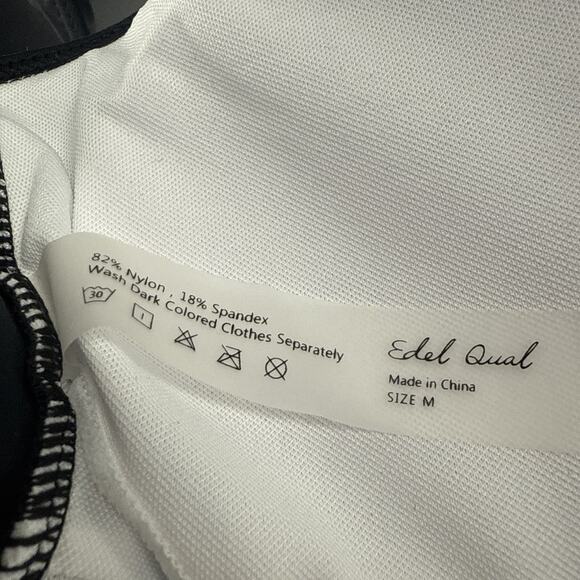 Edel Qual size-Medium High Waist Tankini Women Two Piece Swimsuit Black *READ... - Picture 8 of 14